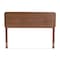 Baxton Studio Mailene Mid-Century Walnut Brown Finished Wood King Size Headboard 156-9430 - alternate 6